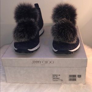 Jimmy Choo Pom Pom Sneakers
